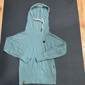 Naketano Teal Hoodie Sweatshirt